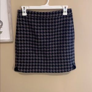 JCrew Houndstooth Skirt